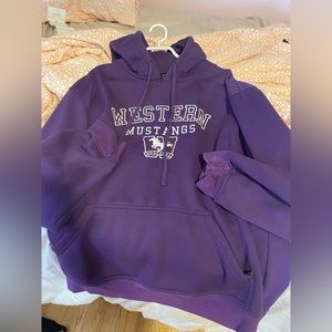 western hoodie in xl